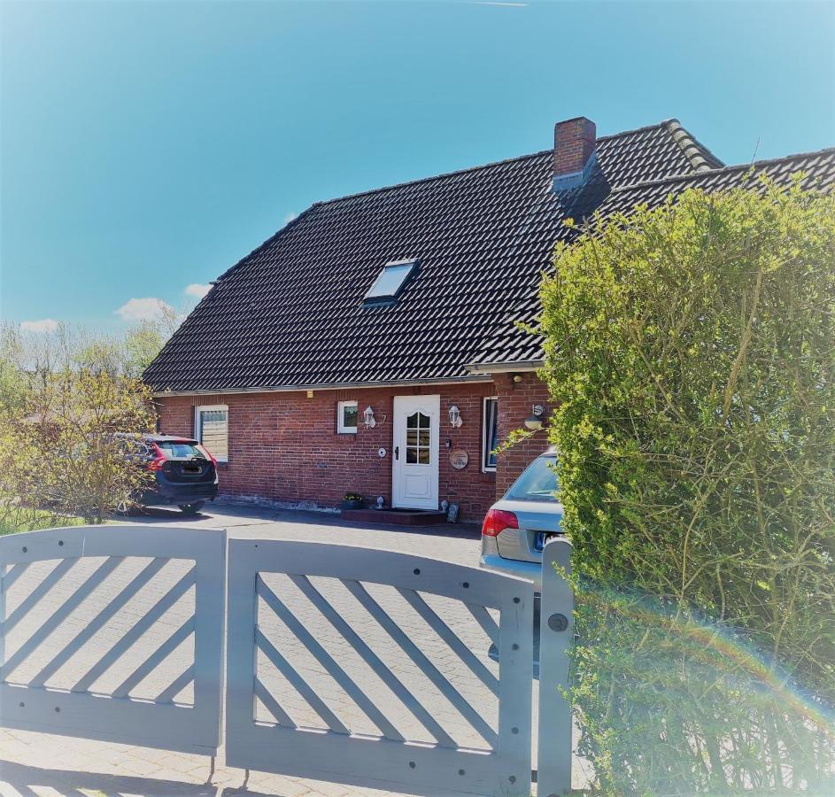Villa Ferienhaus Käthchen am Deich vor den Toren von Sylt Emmelsbüll-Horsbüll Exterior foto